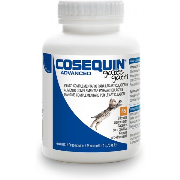 Ecuphar Cosequin Advanced 45 Capsule - Mangime Complementare Per Il Supporto Articolare Del Gatto-image