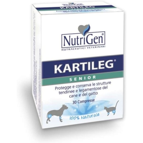 Nutrigen Kartileg Senior - Mangime Complementare Per Cani E Gatti Anziani 30 Compresse-image
