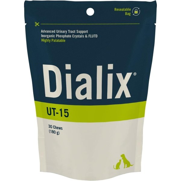 VetNova Dialix Ut-15 - Mangime Complementare Per Le Vie Urinarie Di Cani E Gatti 30 Chews-image