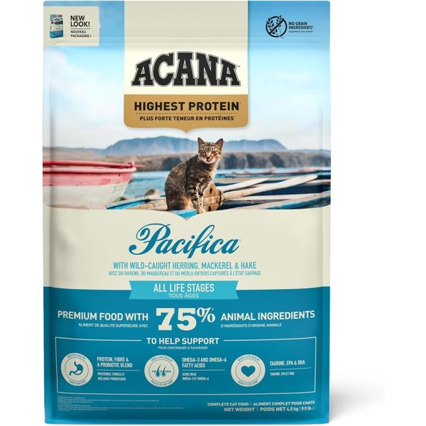 Acana Pacifica Pesce - Alimento Completo Per Gatti 4,5 Kg-image