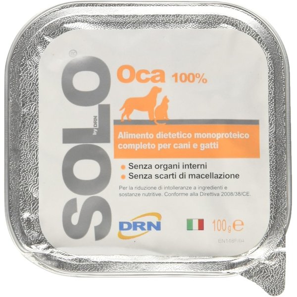 Drn Solo Oca - Alimento Monoproteico Per Cani Con Allergie O Intolleranze Alimentari 100 Gr-image