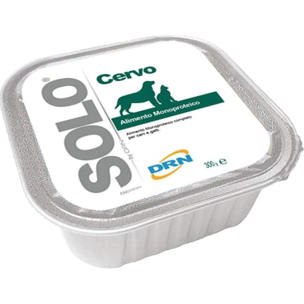 Drn Solo Cervo - Alimento Monoproteico Per Cani Con Allergie O Intolleranze Alimentari 300 Gr-image