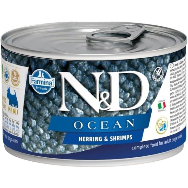 Farmina N&D Ocean Adult Mini Aringa E Gambero - Alimento Completo Per Cani Adulti Di Taglia Piccola 140 Gr-image
