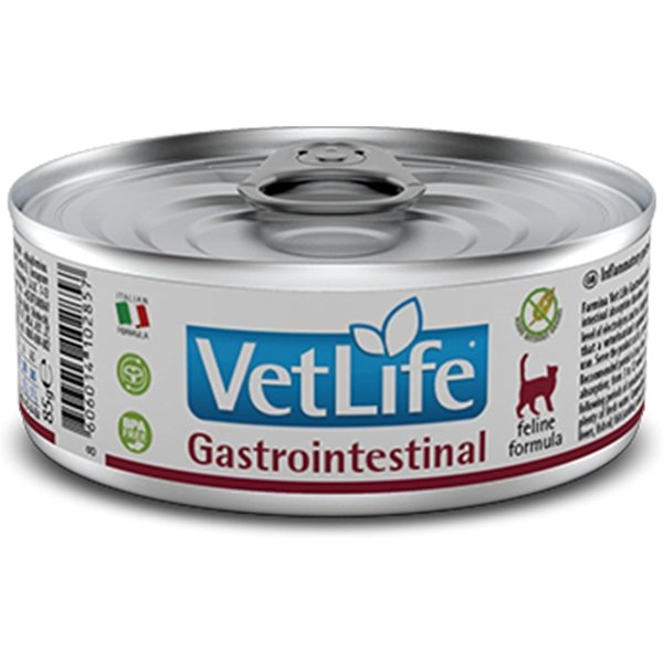 Farmina Vet Life Gastrointestinal - Alimento Completo Per Gatti Con Disturbi Intestinali 85 Gr-image