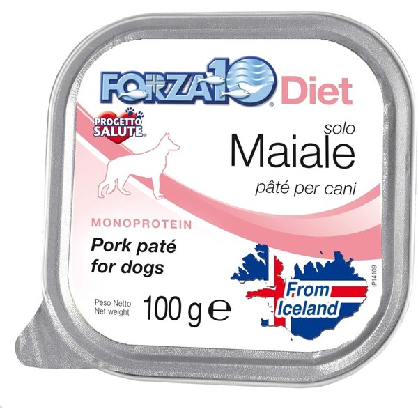 Forza10 Forza 10 Diet Solo Maiale - Alimento Dietetico Monoproteico Per Cani Con Intolleranze Alimentari 100 Gr-image