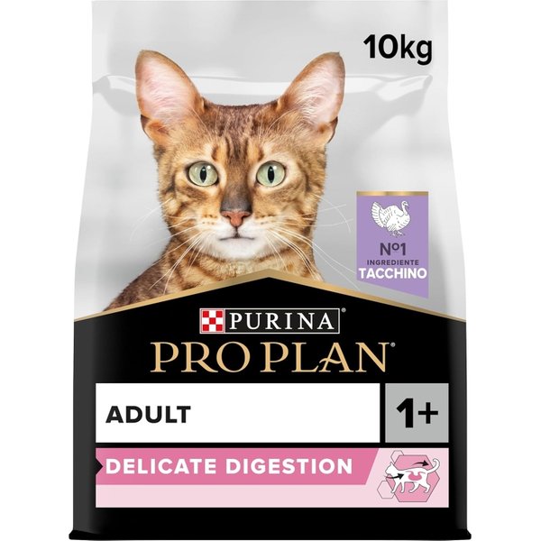 Purina Pro Plan Delicate Tacchino - Alimento Completo Per Gatti Adulti Con Digestione Delicata 10 Kg-image