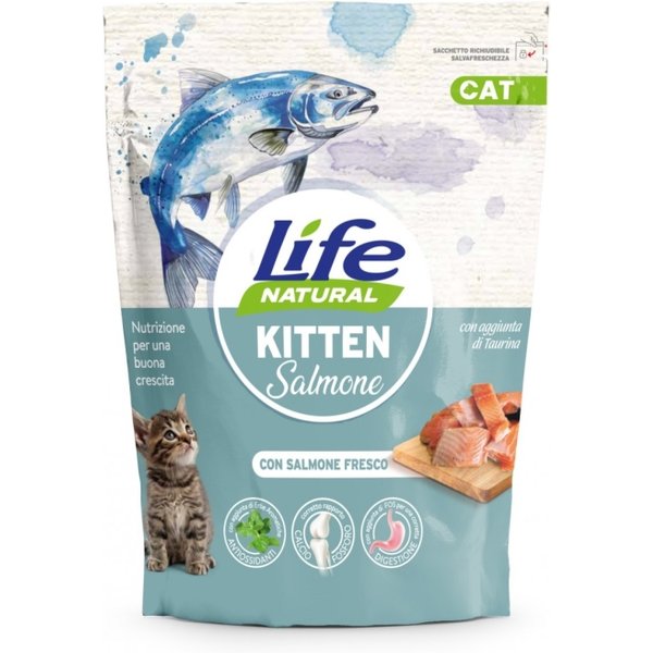 Life Natural Life Natural Kitten Salmone - Alimento Completo Per Gattini 800 Gr-image