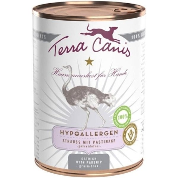 Terra Canis Ipoallergenico Struzzo Con Pastinaca - Alimento Completo Umido Per Cani Adulti 400 Gr-image
