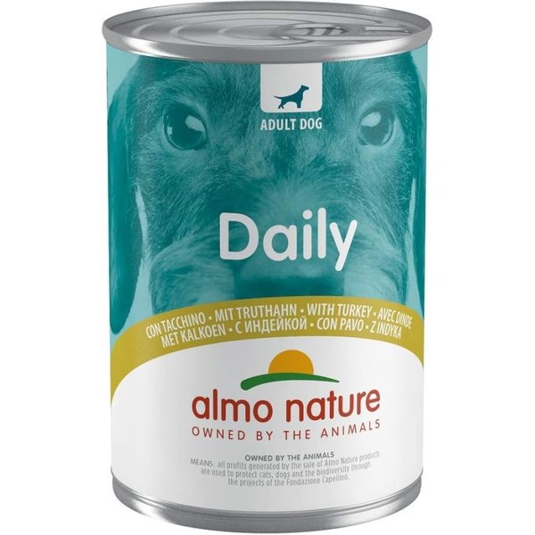 Almo Nature Daily Menu Tacchino - Alimento Umido Per Cani Adulti 400 Gr-image