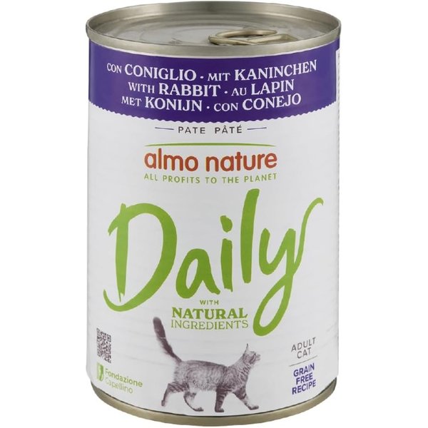 Almo Nature Daily Menu Coniglio - Alimento Completo Per Gatti Adulti 400 Gr-image