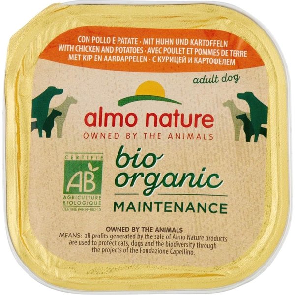 Almo Nature Daily Menù Bio Maintenance Pollo E Patate - Alimento Completo Per Cani Adulti 300 Gr-image