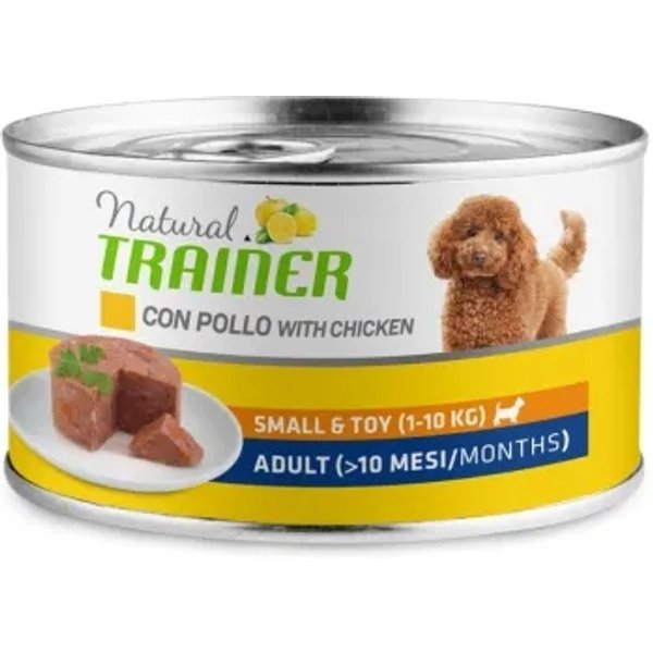 Natural Trainer Adult Small & Toy Pollo - Alimento Completo Per Cani Adulti ( 1-10 Kg) 150 Gr-image