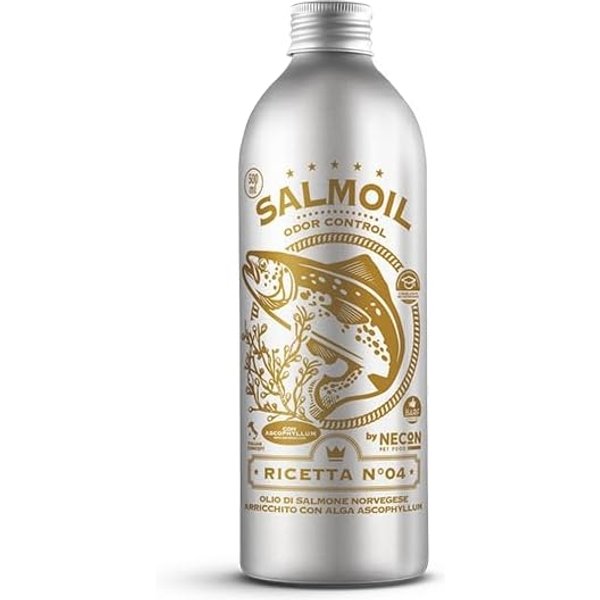 Necon Pet Food Salmoil Ricetta N.04 Indoor - Alimento Complementare Per Cani E Gatti 250 Ml-image