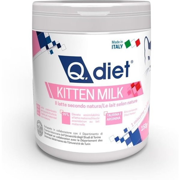 Q Vet Q.Diet Kitten Milk - Latte Maternizzato Per Gattini 150 Gr-image