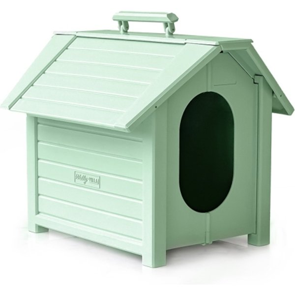 Welly Villa - Cuccia Per Cani Pieghevole Isolata Termicamente Medium Verde Salvia-image