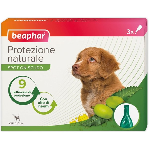 beaphar Spot On Scudo - Protezione Naturale Per Cani Cuccioli 3 Fiale-image