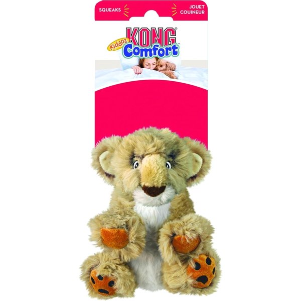 Kong Comfort Kiddos Lion Large - Giocattolo Peluche Per Cani Con Voce Sonora Rimuovibile-image