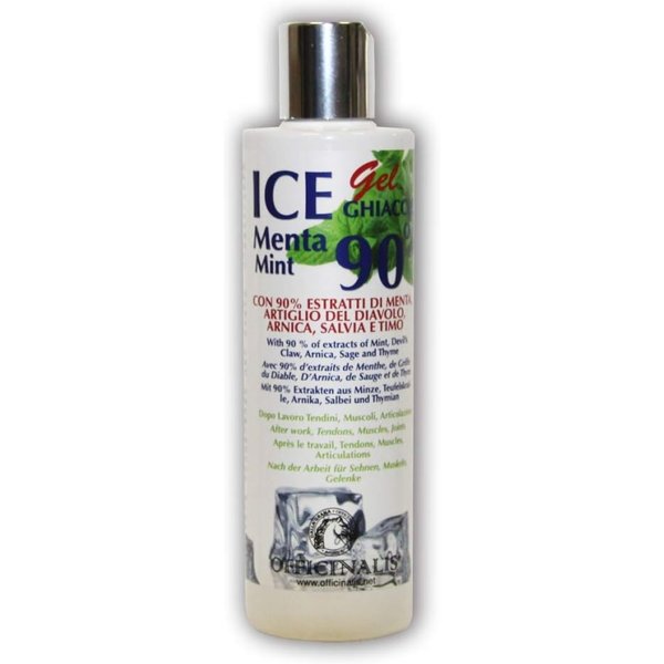 Officinalis Ice Menta Mint 90 - Gel Ghiaccio Rinfrescante Lenitivo Per Muscoli E Tendini Equini 250 Ml-image