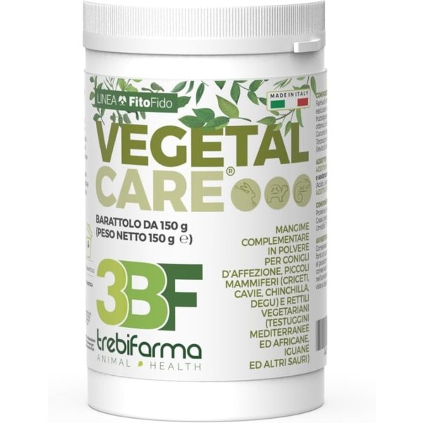 Trebifarma Vegetal Care - Mangime Complementare Per Conigli Piccoli Mammiferi E Rettili 150 G-image