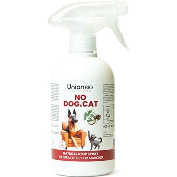 Union Bio No Dog & Cat - Soluzione Naturale Disabituante Per Cani E Gatti Contro Comportamenti Indesiderati Interno Esterno 500 Ml-image
