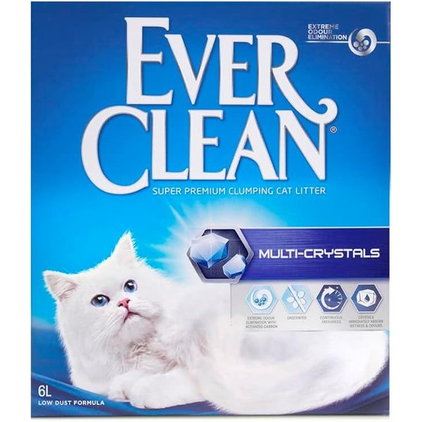 Wonderfood Ever Clean Multi-Crystals - Lettiera Per Gatti 6 L-image
