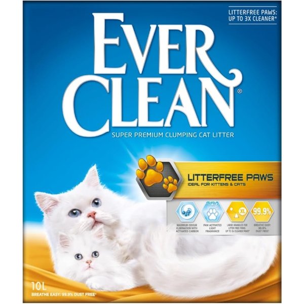 Wonderfood Ever Clean Litterfree Paws - Lettiera Per Gatti 10 L-image