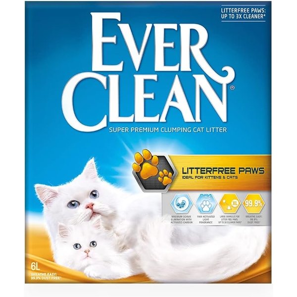 Wonderfood Ever Clean Litterfree Paws - Lettiera Per Gatti 6 L-image