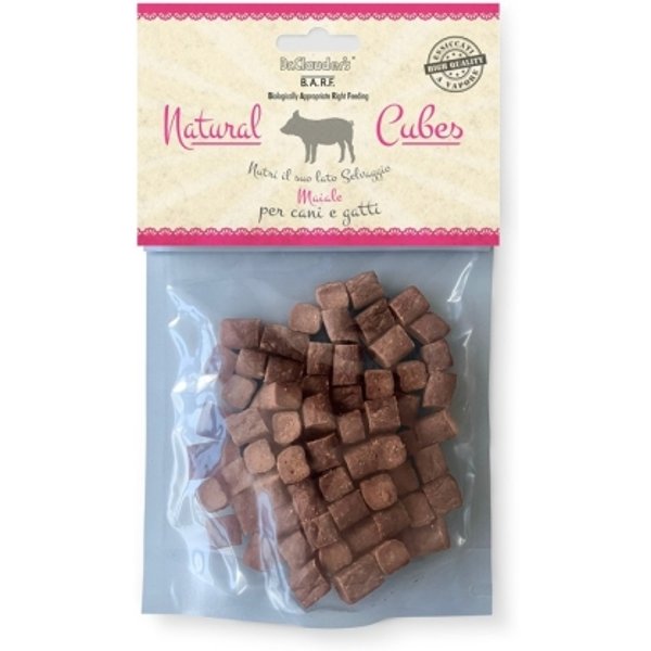 Dr Clauder's Barf Natural Cubes Maiale - Snack Per Cani E Gatti 100 Gr-image