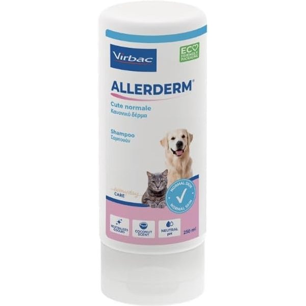 Virbac Allerderm - Shampoo Per Cani E Gatti Con Cute Normale Ph Neutro E Ceramidi 250 Ml-image