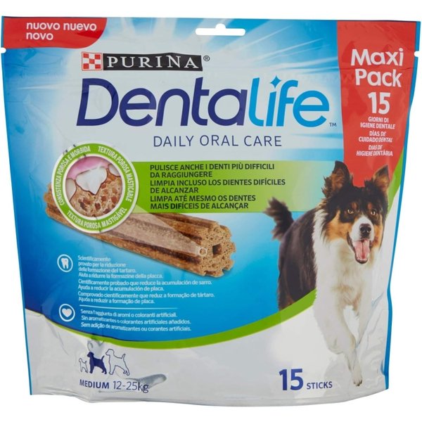 Dentalife - 15 Snack Dentale Anti Placca E Tartaro Per Cani Taglia Media-image