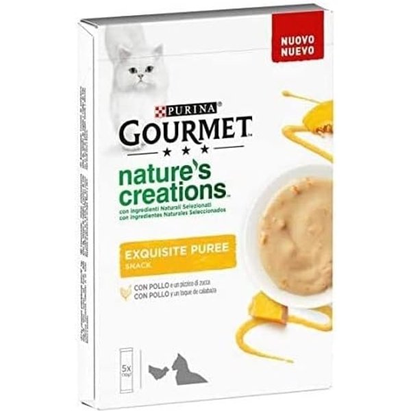 Gourmet Nature's Creations - Exquisite Puree Pollo E Zucca 5 Stick Pack-image