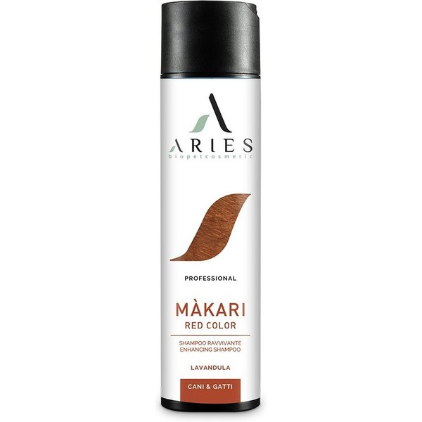 Aries Biopetcosmetic MàKari Red Color - Shampoo Ravvivante Per Cani E Gatti 250 Ml-image