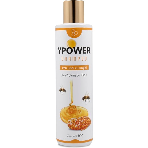 Aries biopetcosmetic Ypower - Shampoo Nutriente Con Proteine Del Miele Per Cani E Gatti 250 Ml-image