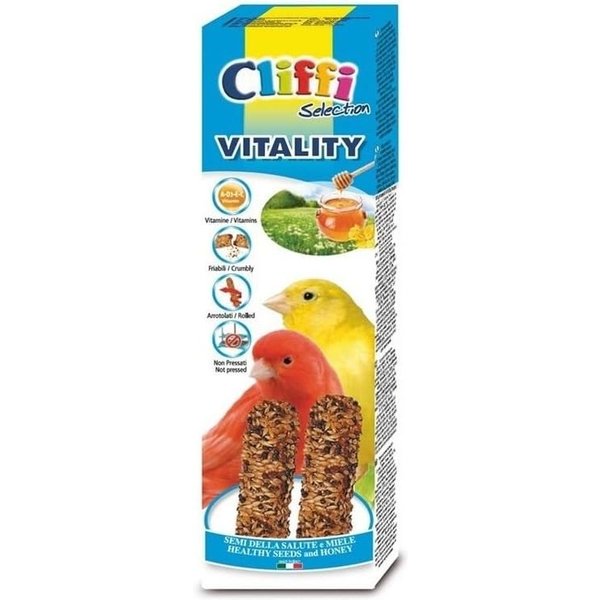 Cliffi Vitality Sticks Miele E Semi - Alimento Completo Per Canarini 60 Gr-image