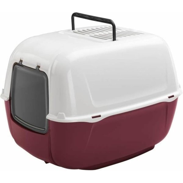 Ferplast Prima - Lettiera Per Gatti Chiusa Con Filtri Al Carbone Attivo E Portina Basculante Colori Assortiti-image