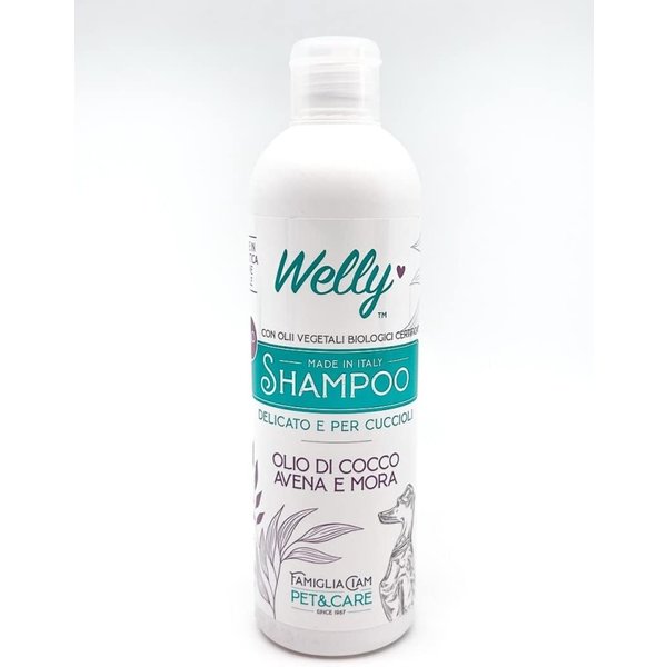 Welly Bio Shampoo - Detergente Delicato Per Cuccioli Con Olio Di Cocco Avena E Mora 250 Ml-image