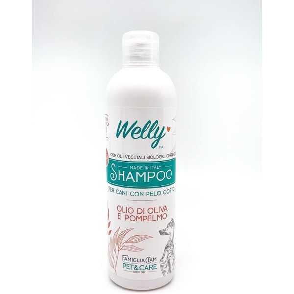 Welly Bio Shampoo - Detergente Per Cani A Pelo Corto Con Olio Di Oliva E Pompelmo 250 Ml-image