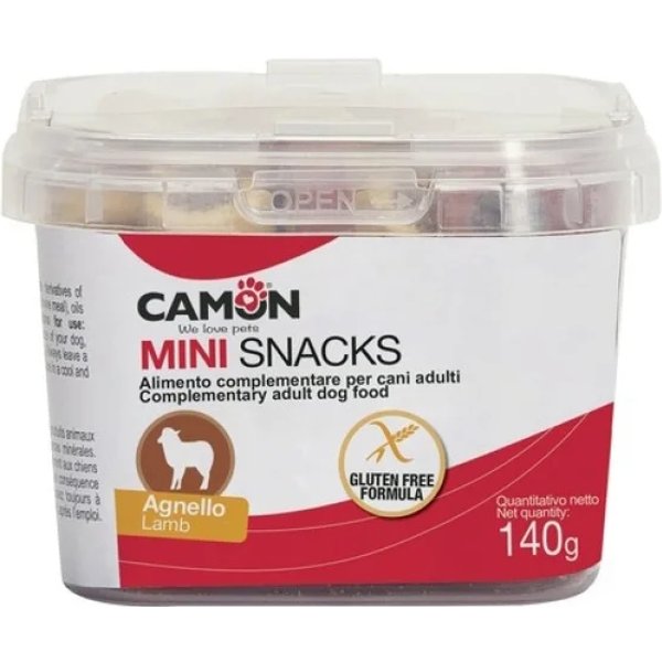 Camon Mini Snack Stelline Agnello - Alimento Complementare Per Cani Adulti 140 Gr-image