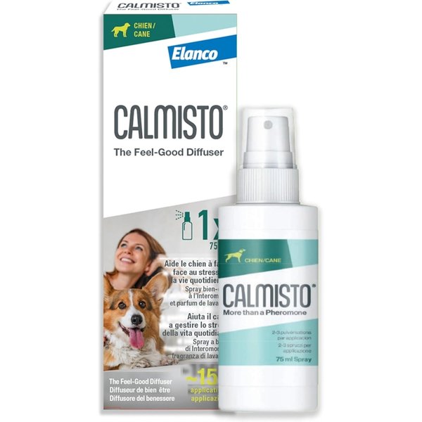 Elanco Calmisto - Spray Calmante Anti-Stress Per Cani Con Feromoni E Lavanda 75 Ml-image