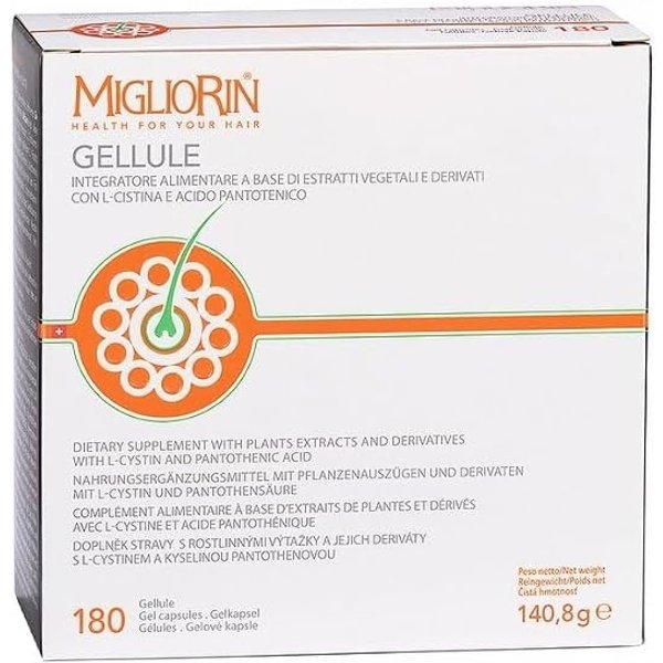 Migliorin 180 Gellule - Integratore Per Capelli E Unghie-image