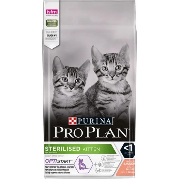 Purina PRO Plan Sterilised Kitten Optistart Salmone - Alimento Completo Per Gattini Sterilizzati 1500 Gr-image