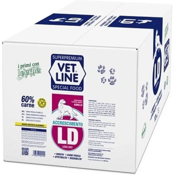 Vet Line LD Accrescimento Agnello - Alimento Completo Per Cuccioli 12 Kg-image