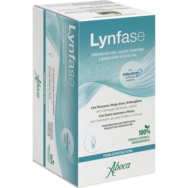 lynfase fitomagra con adipodren tisana 20 bustine - integratore alimentare drenante-image