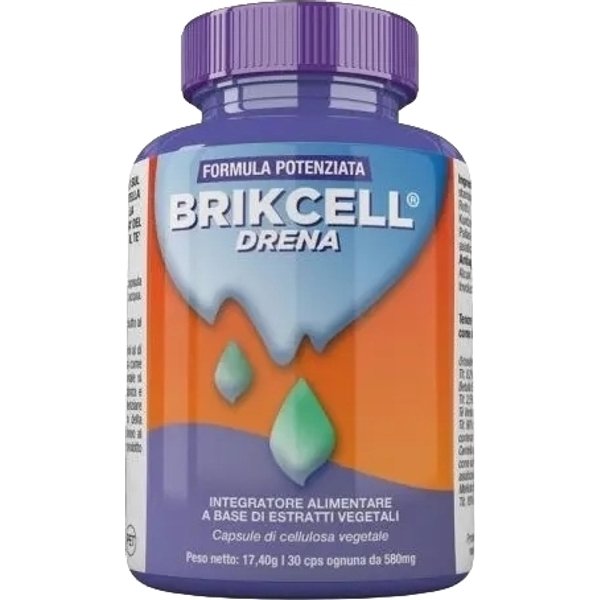 Brickcell drena integratore alimentare ad azione drenante 30 capsule-image