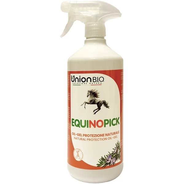 Union Bio Equinopick - Soluzione Naturale Oil-Gel Per La Protezione Prolungata Da Parassiti E Zecche 1 Lt-image