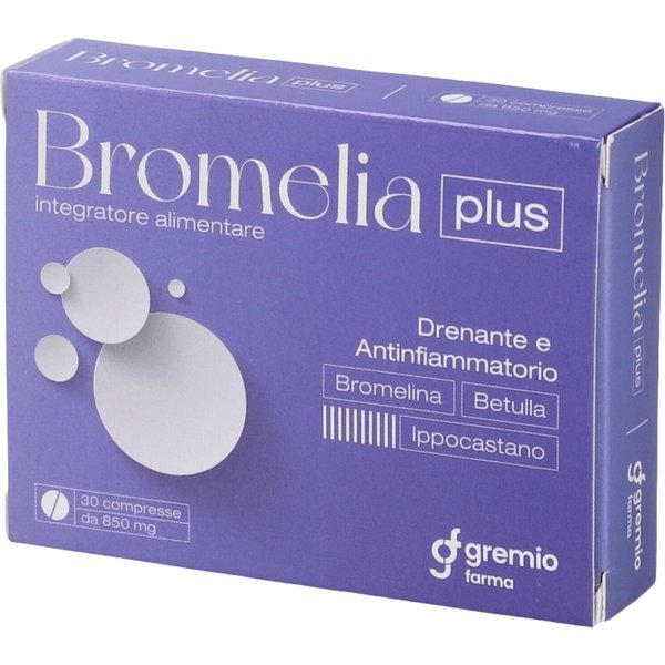 Bromelia Plus 30 Compresse - Integratore Drenante-image