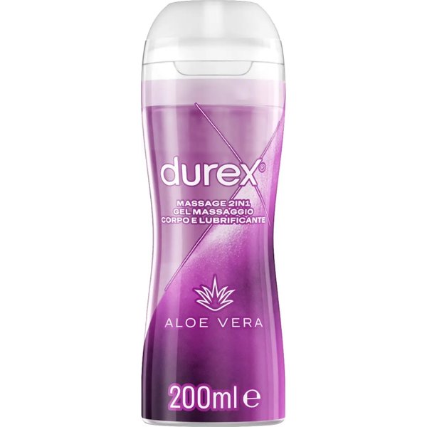 Durex Massage 2 In 1 - Gel Lubrificante Con Aloe Vera 200 Ml-image