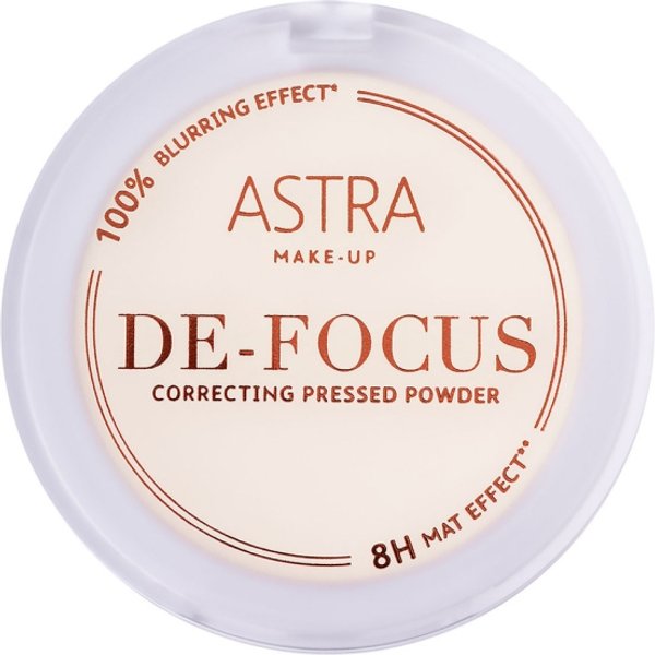 Giufra S.R.L. Astra De-Focus Smoothing - Cipria Compatta Levigante Correttiva 03 Yellow Filter-image