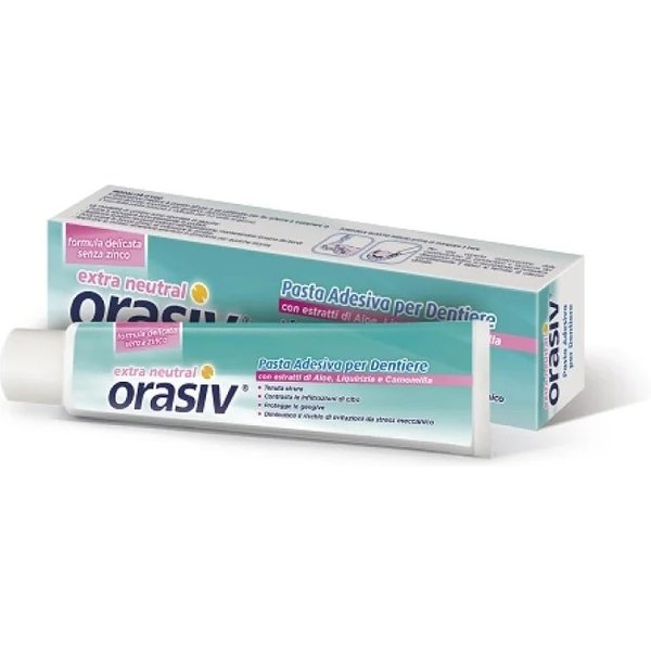 Nova Argentia Orasiv Extra Neutral - Pasta Adesiva Protesi Dentali 40 Gr-image