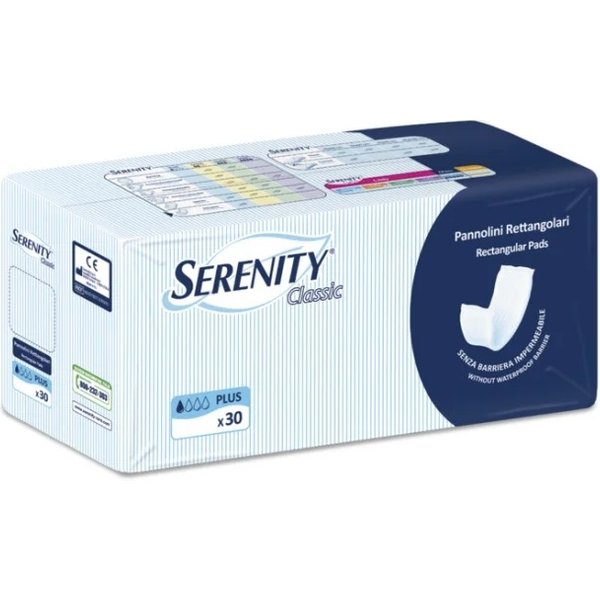 Serenity Pannoloni Rettangolari Senza Barriera Plus Classic 30 Pezzi-image